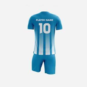 Conjunto de Uniforme de Fútbol Sublimado Personalizado, Transpirable y de Secado Rápido, Camiseta y Pantalones Cortos de Fútbol, Uniformes de Equipo OEM/ODM - Product Image 3