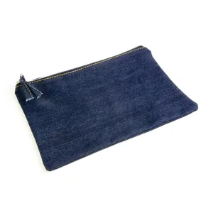 Astuccio Organizzatore per Trucchi Personalizzato in Cotone Denim - Product Image 1