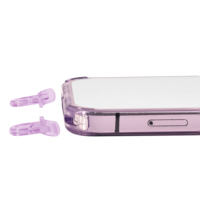 Coque transparente antichoc en TPU et PC avec anneau détachable et fonction bandoulière, design antichoc et protection de rebord surélevé pour