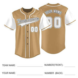 Maillot de baseball de haute qualité à vendre Maillot de baseball respirant à séchage rapide Maillot de baseball confortable - Product Image 5