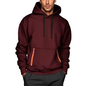 <b>Work</b> <b>Hoodies</b> <b>for</b> <b>Men</b> Gym Long Sleeve Fleece Hoodie Soft Casual Pullover Hooded Sweatshirt Plain Hoody Lightweight - Product Image 4