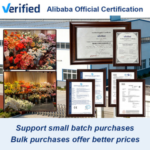 زهور ورد صناعية فردية عالية الجودة بالجملة، مصنوعة من القطيفة الحمراء الحريرية تبدو حقيقية لتزيين المنازل وحفلات الزفاف - Product Image 4