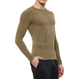 Chemises de compression pour hommes en polyester pour la musculation, vêtements de fitness, chemises de compression pour hommes - Product Image 4