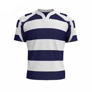 El mejor material de fábrica, gran oferta, uniforme de Rugby para hombre de Color liso de diferentes estilos, uniforme de Rugby para hombre de secado rápido cómodo - Product Image 5