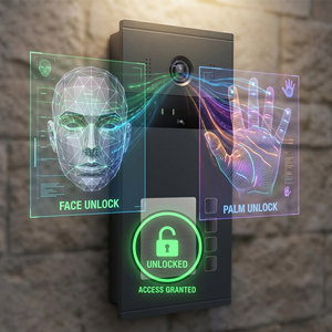 Sistema de Intercomunicación con Videoportero IP 2K de Hiwink, Pantalla Táctil IPS de 7 Pulgadas, Identificación Facial, Control de Acceso NFC, Resistente al Agua IP65, <span class=keywords><strong>Intercomunicador</strong></span> para Viviendas - Product Image 3