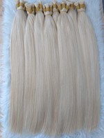 Extensions de cheveux naturels blonds ondulés en vrac, qualité Remy vierge, cuticules alignées, pointes épaisses, double tirage, origine Vietnamienne