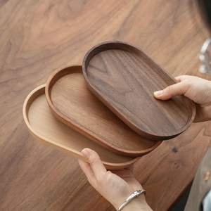 ถาดไม้รูปไข่สำหรับเสิร์ฟชากาแฟถาดเล็กสำหรับเสิร์ฟอาหารถาดตกแต่งสำหรับใส่ผลไม้อาหารเรียกน้ำย่อย - Product Image 2