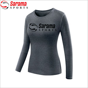 Ropa de entrenamiento personalizada, nuevo diseño, poliéster, licra, 220 GSM, camisa de gimnasio muscular, FITNESS, mangas completas - Product Image 2
