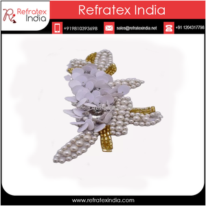 Patch perlé pour vêtements avec appliques de perles en strass, nouveau produit - Product Image 3