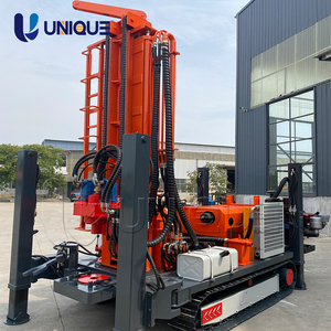 Foreuse hydraulique portative sur chenilles de 200 m pour puits d'eau profonds, alimentée au diesel, pour puits d'eau souterraine - Product Image 1