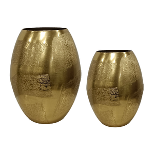 Jarrón de Flores de Hierro de Diseño Artesanal, Jarrón Decorativo Vintage de Estilo Costero para Interiores, para Sala de Estar, Hogar o Boda - Product Image 1