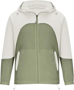 Waterproof Lightweight Hooded Sports Windbreaker <b>Jacket</b> for <b>Men</b> Breathable Outdoor Raincoat for <b>Travelling</b> Autumn Plus Size - Product Image 2