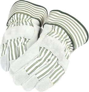 Guantes de trabajo con forro Premium de Palma de cuero de vaca, Palma de cuero con alta durabilidad - Product Image 4