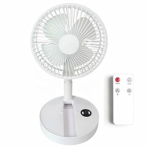 Remote Control Smart Timer Function 7200mAh <strong>Foldable</strong> Fan Portable Folding Fan Rechargeable Fans for Office Home Camping - Product Image 1