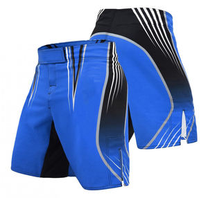 Short de boxe Savage One de haute qualité avec fentes, logo frontal extensible, séchage rapide, respirant, polyester/nylon - Product Image 5
