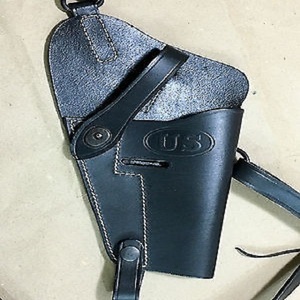 Funda de hombro táctica de cuero PU, accesorio de revistas de transporte oculto para caza, revistas para axilas, transporte de hombro - Product Image 1