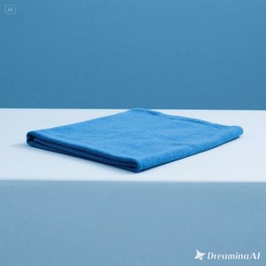 Manta de lana suave de noche estrellada de lujo Cozy Plain Blue Single Size - Product Image 1