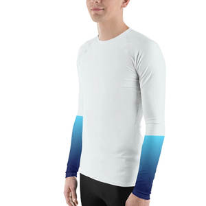 Camiseta Rash Guard de BJJ MMA con diseño personalizado, ropa de gimnasio y fitness para hombre, diseña tu propia camiseta Rash Guard de excelente calidad. - Product Image 5