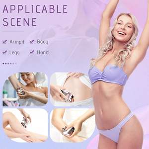 Rasoirs électriques rechargeables 5-en-1 pour femmes, rasoir corporel étanche avec tondeuse pour le visage et les aisselles - Product Image 2