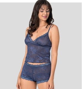 Conjunto de Pijama Sexy de Satén de 3 Piezas para Mujer, Estilo Cómodo y Elegante, Ropa Interior con Estampado, con Protección Anti-Aguijas ESPECIAL - Product Image 2