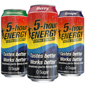 5 horas ENERGY Shot Uva de Fuerza Regular 1,93 onzas (paquete de 24) - Product Image 1