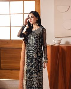 Vente chaude pakistanaise et indienne Saarree robe Designer Sarree Saree Sari par AJM TRADE HOUSE modèle 1079 - Product Image 2