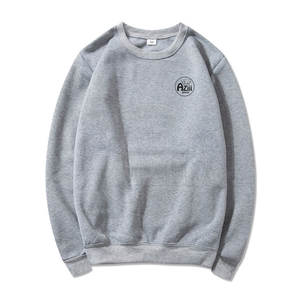 Sweat-shirts pour hommes à manches longues, col montant uni, automne, respirants, coton et polyester, personnalisables, coupe régulière - Product Image 1