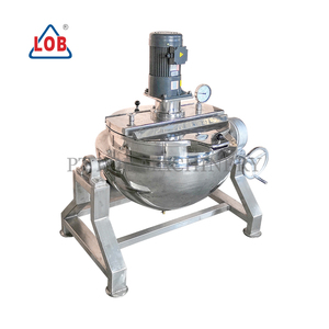 หม้อต้มแบบแจ็คเก็ต LOB 50L ผลิตจากสแตนเลส SUS304 ควบคุมด้วยระบบ PLC เหมาะสำหรับซอส มายองเนส ฯลฯ - Product Image 3