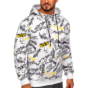 Sudadera con Capucha Casual para Hombre, Manga Larga, Invierno, 100% Algodón, Forro Polar, Secado Rápido, Estilo Urbano, Proceso de Sublimación, Impex - Product Image 6