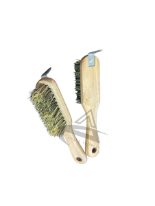 Sabot Cheval Pick Brosse Pics Toilettage avec Chevaux Outils Brosses Tack Manche En Bois Sabot Pick avec Brosse De Nettoyage - Product Image 4