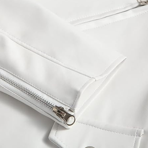 Productos más vendidos Chaqueta de cuero de manga larga para hombre Chaqueta de cuero para hombre de nuevo estilo hecha de alta calidad - Product Image 3