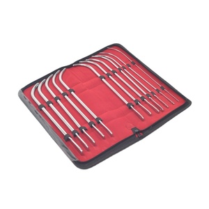 12 Stuks Roestvrijstalen Urethrale Geluiden Sets, Gynaecologie Instrumenten Hegar Dilatator <span class=keywords><strong>Kit</strong></span> - Product Image 1