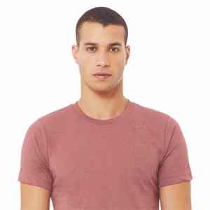 T-shirt en coton à col rond coupe ajustée pour homme 250gsm coupe décontractée manches courtes Minimal Street Style Tee - Product Image 3