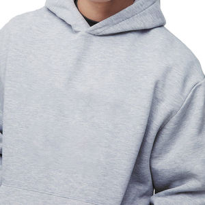 Pull à capuche imprimé classique personnalisé Sweat-shirt en molleton de coton de qualité supérieure Broderie Design teint uni pour l'automne décontracté - Product Image 4