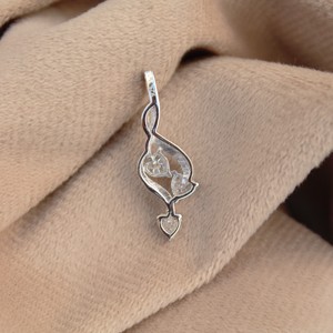 1 Carat D Couleur Moissanite Pendentif 925 Sterling En Forme De Coeur Simple Tempérament Pour Femmes Filles Pendentifs & Charms - Product Image 4