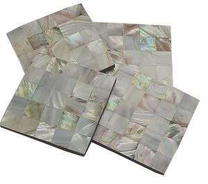 Posavasos con incrustaciones de madreperla de nuevo diseño colorido con soporte para vajilla restaurante taza de té hecha a mano de AALIYAN IMPEX - Product Image 1