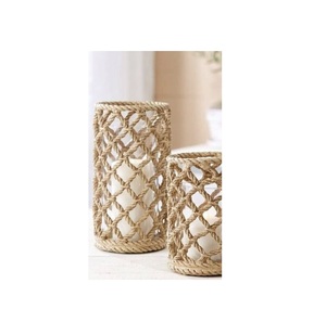 Hand-Woven Indoor Seagrass <b>Basket</b> with Iron Handle Large <b>Laundry</b> <b>Basket</b> Flower Pot Pots <b>Basket</b> Sea Grass Material - Product Image 1