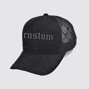 หมวกเบสบอลผ้าตาข่ายผ้า dobby 50% เทอร์รี่ผ้าอ๊อกซ์ฟอร์ดลายสปอร์ตทำจากหนังกลับ5แผงออกแบบได้ตามต้องการ - Product Image 4