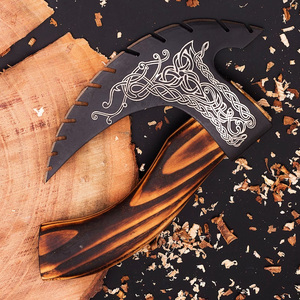 2025 Logotipo personalizado Herramientas de pizza de acero inoxidable Hachas de alta calidad hechas a mano Estilo moderno Pizza Peels Restaurantes Bodas Caja Venta - Product Image 5