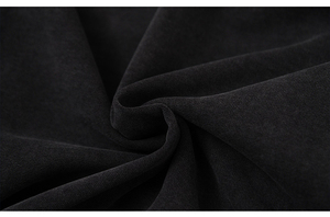Venta al por mayor de fabricantes personalizados, ropa de calle negra para hombres, chándal de algodón pesado, chándal lavado Vintage personalizado - Product Image 5