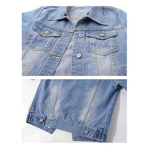 Top Tendance Haute Qualité Femmes Crop top Denim Veste Meilleur Style Taille Régulière Meilleure Qualité Veste Denim Pour Les Femmes - Product Image 4