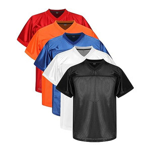 Camiseta de fútbol americano Unisex más vendida, tela transpirable de secado rápido, nombre y número de equipo personalizado, fútbol universitario Premium - Product Image 1