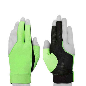 Gants de snooker unisexes en nylon à 3 doigts, durables, pour billard, gants de snooker en nylon de qualité supérieure, anti-transpiration - Product Image 1