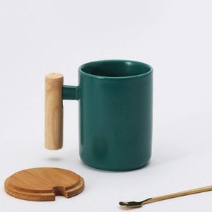 Durable Wooden Drink <b>Cup</b> Koi Hot Selling Natural Wood Beverage <b>Cups</b> with Lid Insulated <b>Cups</b> for Hot and <b>Cold</b> Drinks Koi Premium - Product Image 1