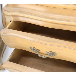 Mesitas de Noche de Estilo Francés Clásico, Talladas a Mano con Madera de Caoba Indonesiana, Diseño Moderno, 2 Cajones, Personalizables para Dormitorio - Product Image 6