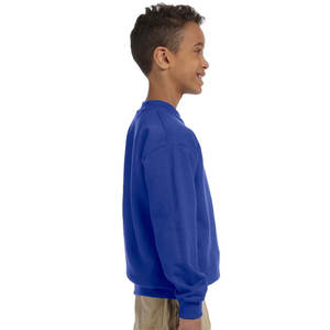 Venta al por mayor de gran tamaño para la escuela, sudadera lisa de moda para niños, Jersey holgado de algodón para jóvenes, sudadera - Product Image 6