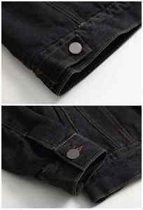 Veste en jean déchirée et délavée pour homme, modèle OEM 2024, style vintage, vêtement de mode pour homme - Product Image 5