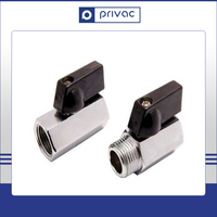 Migliore Cromato Liscio Movimento 1/2 "In Ottone Valvola A Sfera Mini