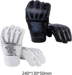 MMA Gloves High Quality PU Leather Gloves for Kids Daily Use Training Sparring Boxing Hand Grips Touchscreen Compatible Made PU - Product Image 4