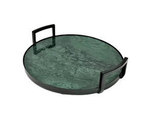 Unique Style Shiny Polished Eco-Friendly Iron Handmade <b>Serving</b> Tray for Home Hotel Restaurant Dinnerware <b>Set</b> - Product Image 3